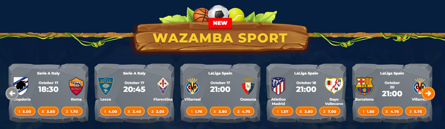 Paris Sportifs Wazamba